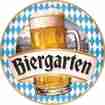 Nostalgic Art Biergarten Blechschild 35cm