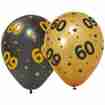 Gummiballone Golden Celebrations 60. Geburtstag
