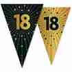Wimpelkette Golden Celebrations 18. Geburtstag
