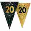 Wimpelkette Golden Celebrations 20. Geburtstag