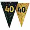Wimpelkette Golden Celebrations 40. Geburtstag