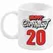 Happy Birthday 20 Tasse 300ml