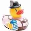 Oktoberfest Quietscheentchen-Gummiente 8cm