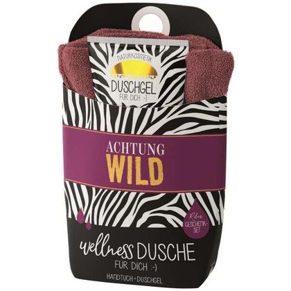 Wellnessdusche Achtung Wild