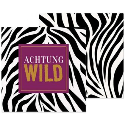 Servietten Achtung Wild 20 Stück