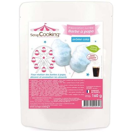 Fertigmischung Zuckerwatte blau Cola Aroma 160g