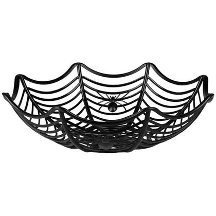Halloween Körbchen Spinnennetz 27cm