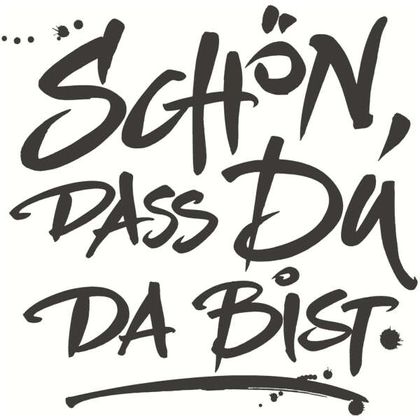 Schön das du da bist Servietten 20 Stück