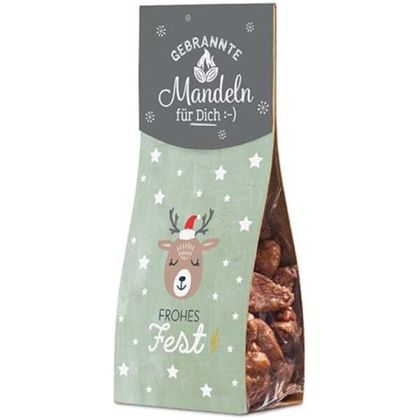 Gebrannte Mandeln Frohes Fest Elch 60g