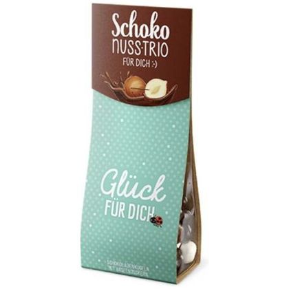 Schokonuss Trio Glück für dich Marienkäfer 90g