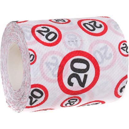 WC-Papier 20 Geburtstag
