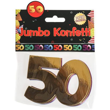 Jumbo Konfetti 50. Geburtstag