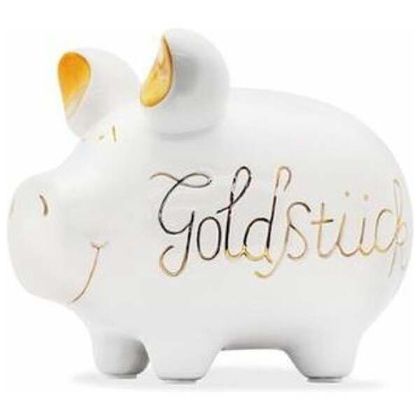 Sparschwein Goldstück 17cm x 15cm