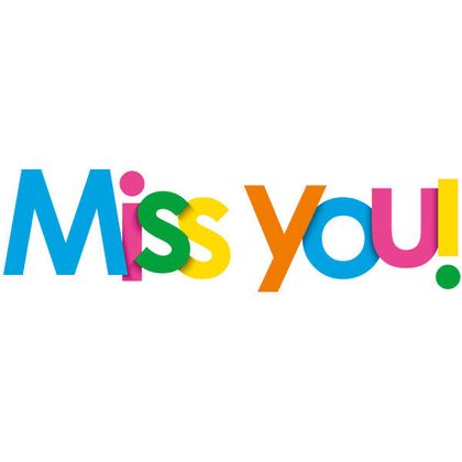 Geschenkkarte: Miss you