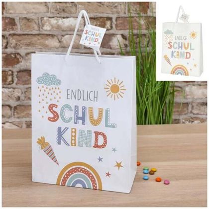 Geschenktüte Endlich Schulkind 33cm
