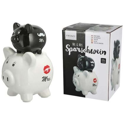 Sparschwein Mr. & Mrs. 20cm