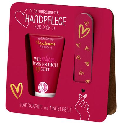 Handpflege-Set Wie schön dass es dich gibt Herz