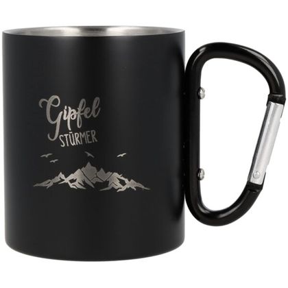 Tasse Karabiner Becher Gipfelstürmer
