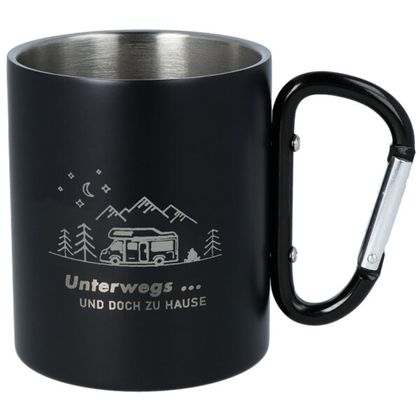 Tasse Karabiner Becher Unterwegs und doch Zuhause
