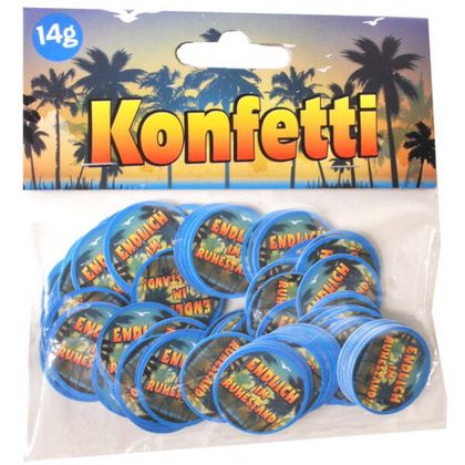 Ruhestand Tischkonfetti