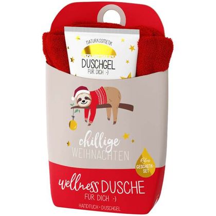 Wellnessdusche Chillige Weihnachten Faultier