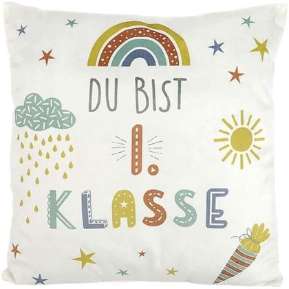 Kissen Du bist 1. Klasse 40cm