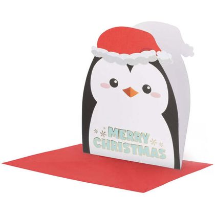 Legami Weihnachtskarte Penguin Merry Christmas
