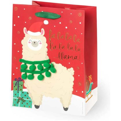 Legami Weihnachtsgeschenktüte Llama Mittel