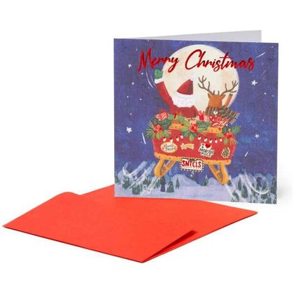 Legami Mini-Weihnachtskarte Merry Christmas