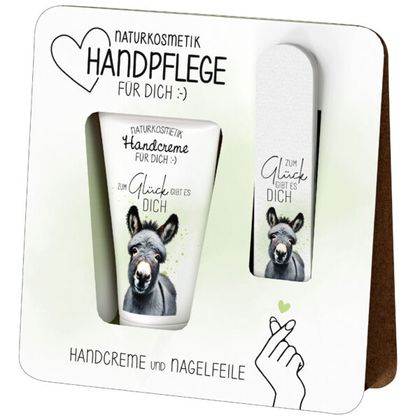 Handpflege-Set Esel Zum Glück gibt es Dich