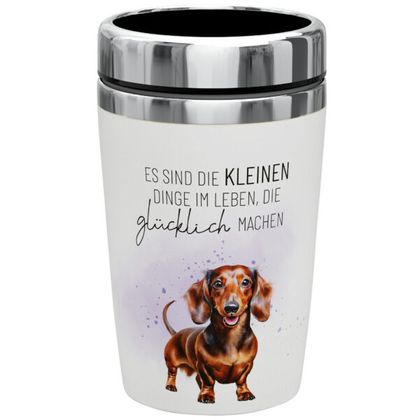 Thermobecher To Go Dackel Es sind die kleinen Dinge 240ml