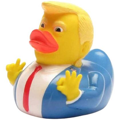 Donald Trump Quietscheentchen-Gummiente 9cm