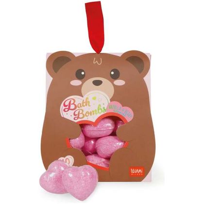 Legami Set mit 10 Badekugeln Teddy Bear