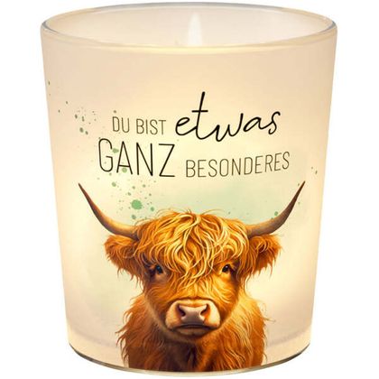 Teelicht Hochlandrind