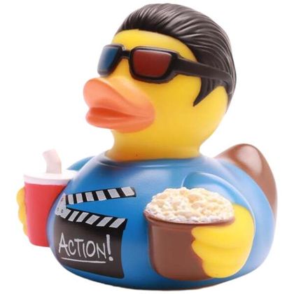 Movie Boy Quietscheentchen-Gummiente 8.5cm