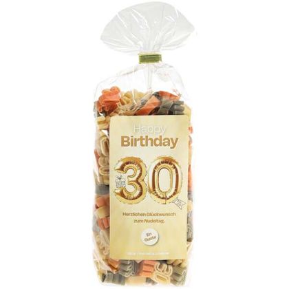30. Geburtstag Happy Birthday Pastasäckli 250g