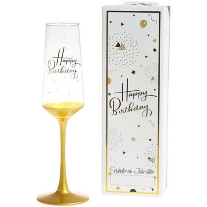 Sektglas Happy Birthday 250ml