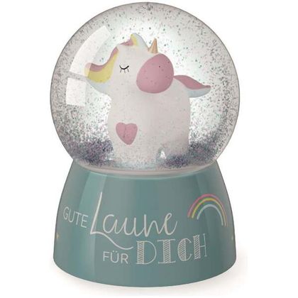 Mini Glitzerkugel Unicorn Gute Laune für Dich