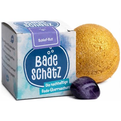 BadeSchatz Schlaf Gut Badebombe mit Überraschung