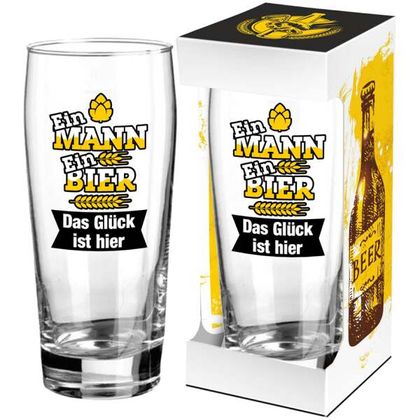 Bierglas Ein Mann ein Bier 500ml