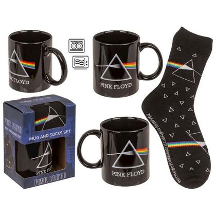 Geschenkset Pink Floyd Tasse und Socken Grösse 41-45