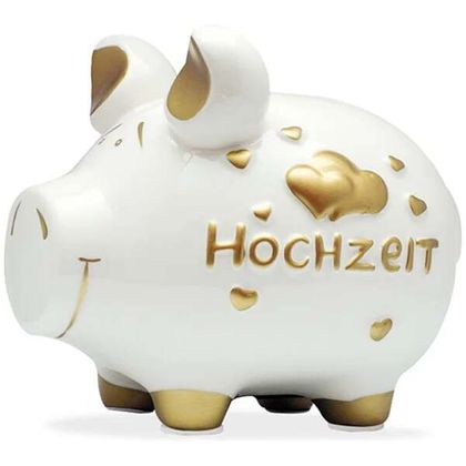 Sparschwein Hochzeit 17cm x 15cm