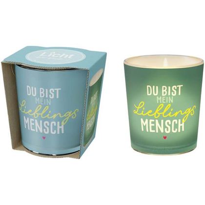 Windlicht Du bist mein Lieblingsmensch