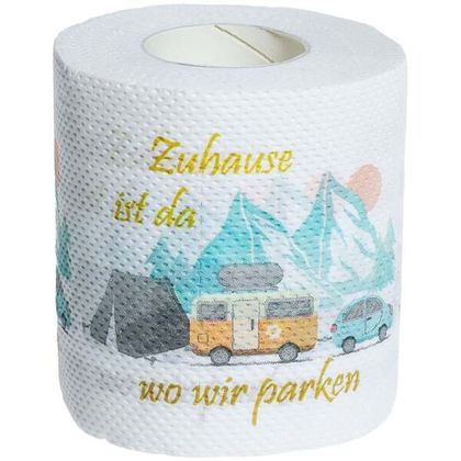 Camping WC-Papier Zuhause ist da wo wir Parken