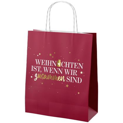 Geschenktüte Weihnachten ist wenn wir zusammen sind