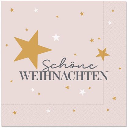 Servietten Schöne Weihnachten Stern 33 x 33cm 20 Stück