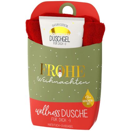 Wellnessdusche Frohe Weihnachten Santa