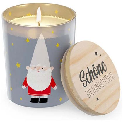 Duftkerze Schöne Weihnachten Zwerg