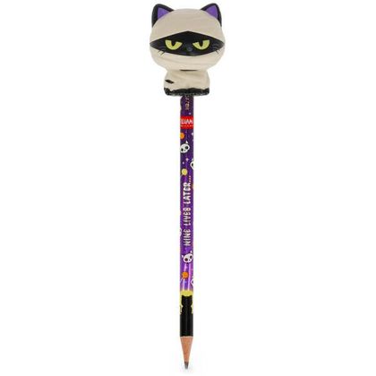 Legami Halloween-Anti-Stress-Bleistift Mummy Cat Squeezies