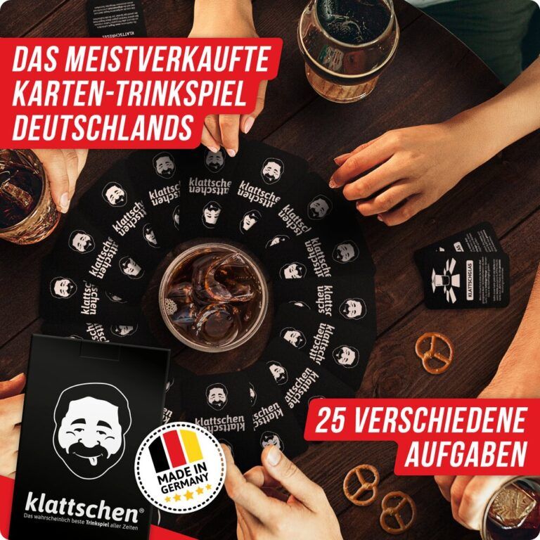 Denkriesen klattschen Spielkarten-Trinkspiel